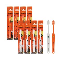 노르디코 해피할로윈 킨더 유아칫솔 2종 x 5p 세트, 오렌지 + 오렌지, 오렌지 + 화이트, 1세트