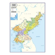 북한지도