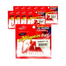 JIG WORM NMW1.5 낚시 루어 10p x 10개, PA02, 0.5g