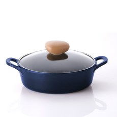 네오플램 쥬얼 전골 냄비, 22cm, 블루몬타나