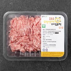 파머스팩 도뜰 한돈 무항인생 인증 1등급이상 뒷다리살 다짐용 (냉장), 600g, 1개