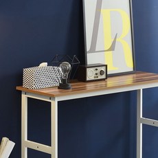TS퍼니처 TS-05 기본형 슬림 테이블 1200, 화이트(프레임), 발티모(상판)