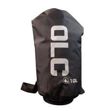 OLC防水袋10L, 黑色的, 1個