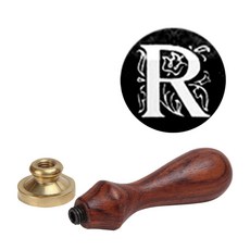 封印黃銅印章, 字母 R, 1個