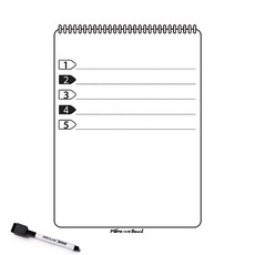 냉장고무점착보드