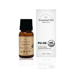 퓨어스 유기농 그레이프프루트오일, 10ml, 1개