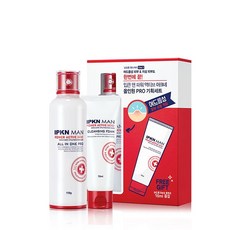 입큰 맨 파워액티브 올인원 아크네 올인원프로 119g + 클렌징폼 70ml, 1세트