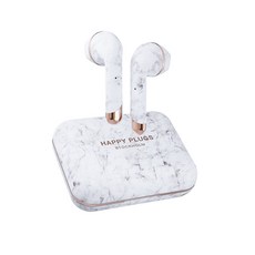 Happy Plugs Air 1 Plus Earbud 이어폰, white marble