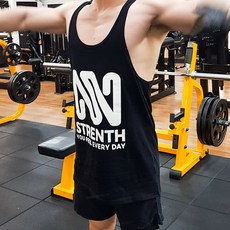 녹족 남성용 컴뱃 머슬핏 짐웨어 헬스나시