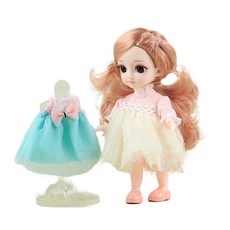名人球形關節娃娃 16cm+衣服 2入+鞋子, 斯蒂芬妮（人偶）