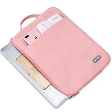 마켓에이 마카롱 노트북 태블릿PC 파우치, 핑크