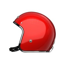 크랭크 RETRO 오토바이 헬멧, RED