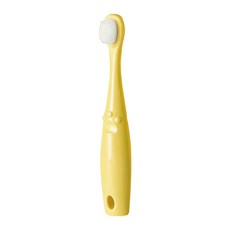 반려동물 MDB 포포 칫솔 12cm, 물결형 옐로우
