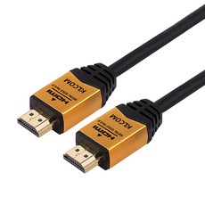 케이엘컴 4K UHD HDMI to HDMI METAL GOLD v2.0 모니터케이블, 1개, 3m