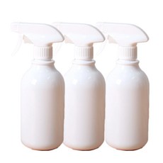 분무기 스프레이 520ml 3p + 분무기 스티커 4종, 1세트, 화이트 + 화이트건(문구없음)
