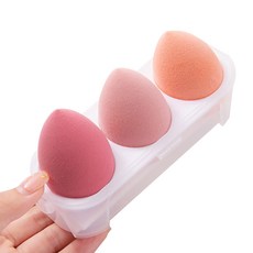메쉬핑크쿠션퍼프