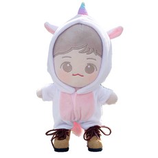 Red Potion偶像娃娃動物衣服 20cm, 蹣跚學步的白色獨角獸