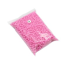 派對裝扮糖果色珠 250g 6mm, 深粉色, 1個