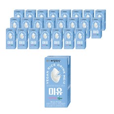 아침햇살 미유 식물성 비건 쌀음료, 24개, 190ml
