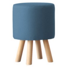 스위트 원형 화장대 의자, 블루
