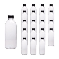 서울패키지 우유 투명 페트병 브릿지캡 38mm, 1L, 20개