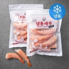 바다몰 자연산 홍새우 이지필 특대 (냉동), 300g, 2개