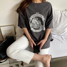 난닝구 모터 빈티지나염반팔티