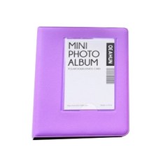 싱글 포토 포켓앨범 블랙 4 x 6, VIOLET