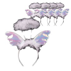 러블리 천사 날개 머리띠, 혼합색상, 5개
