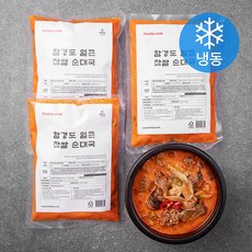 프레슬리쿡 함경도 얼큰 찹쌀 순대국 (냉동), 650g, 3개