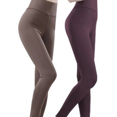 inersyou 女款高腰緊身褲 2件組