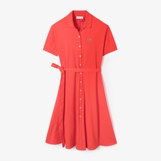 라코스테 여성 A라인 플레어 원피스 EF5471-51G