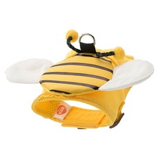 요기쏘 반려동물 허니비 백팩 하네스 M, 옐로우, 1개