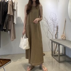 린넨롱원피스