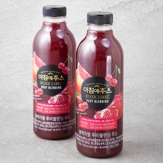 아침에주스 블랙라벨 루비블렌딩 주스, 750ml, 2개
