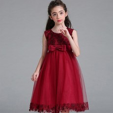 여아꽃자수드레스