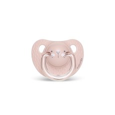 스와비넥스 휘게 침독예방 아나토미컬 실리콘 쪽쪽이, 위스커핑크, 1단계(0~6개월), 1개