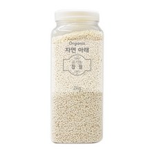 자연아래 유기농 찹쌀 PET, 2kg, 1개