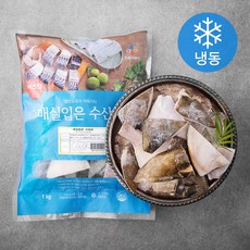 이츠웰 매실입은 가자미 40~60g 토막 (냉동), 1kg, 1개