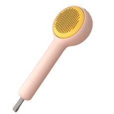 강아지 고양이 브러쉬 빗, 핑크, 1개