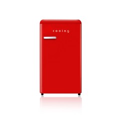소형냉장고-추천-쿠잉 레트로 소형 냉장고 레드, REF-S92R