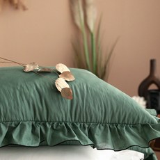 화이트프릴베개커버