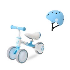 조코 콤보 밸런스 바이크 붕붕카 + 헬멧 세트, 스카이블루(붕붕카), 스카이블루(헬멧)