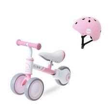 조코 콤보 밸런스 바이크 붕붕카 + 헬멧 세트, 핑크(붕붕카), 핑크(헬멧)