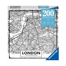 R129638 런던 지도 펜화 200피스, 혼합 색상