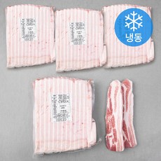 미트코리아 칠레산 삼겹살 15mm (냉동), 2.5kg, 4팩