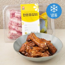 도드람한돈 유자등갈비 (냉동), 500g, 1개