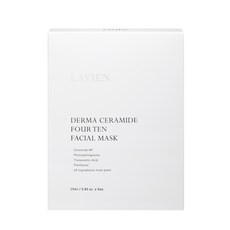 LAVIEN 더마 세라마이드 포텐 페이셜 마스크 125ml, 5개입, 1개