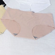 미퓨어 심플 나일론 무봉제 노라인팬티 5p