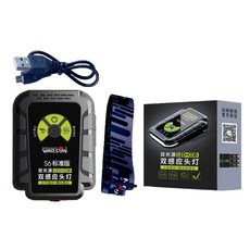 폰슈 LED 센서 초광택 헤드랜턴 TESG007 세트 01번, 블랙, 1개